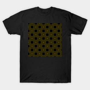 Black and olive checks T-Shirt